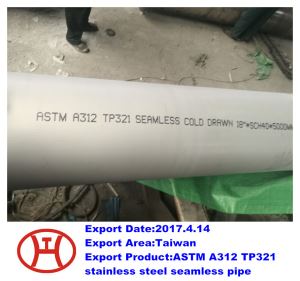 A 312 TP 321 Țeavă fără sudură din oțel inoxidabil